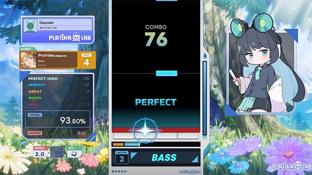 Lối chơi thả nốt từ trên xuống vô cùng quen thuộc