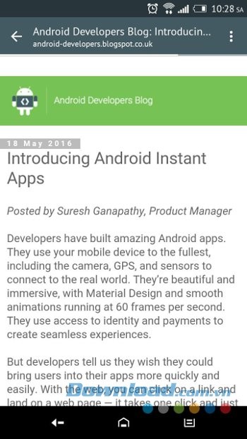 Đọc các bài viết trên Playbook