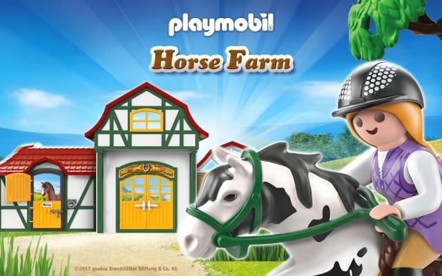 Quản lý trang trại và chăm sóc các chú ngựa trong game PLAYMOBIL Horse Farm