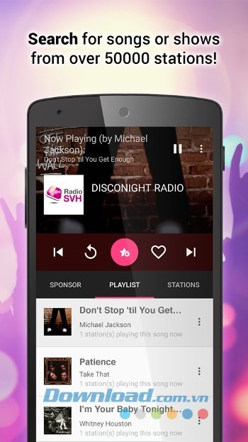Khám phá hơn 50 nghìn trạm phát radio với PlayTime Internet Radio