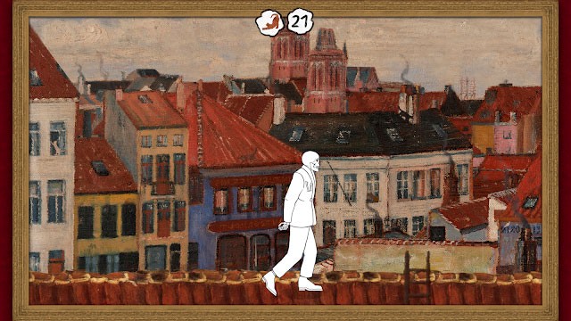 Bạn điều khiển một họa sĩ bộ xương bị lạc trong thế giới siêu thực, tối tăm