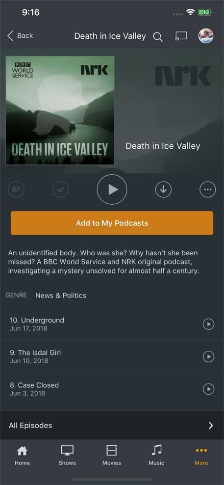 Plex cho iOS cực dễ sử dụng