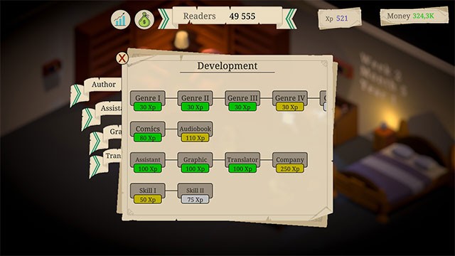 Sự thành bại của nghề viết văn tùy thuộc vào lựa chọn và sự sáng tạo của tác giả