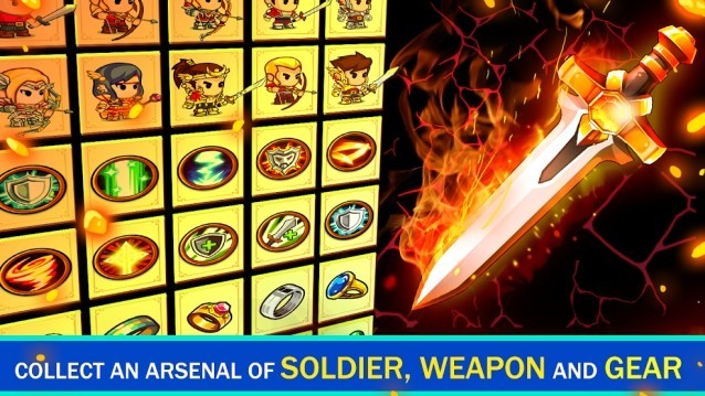 Thu thập vũ khí trang thiết bị cho quân lính