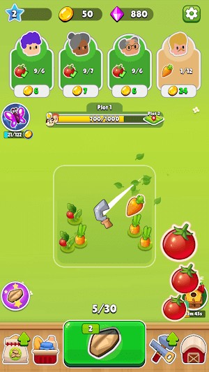 Pocket Farm là một trò chơi nông trại bất tận mới