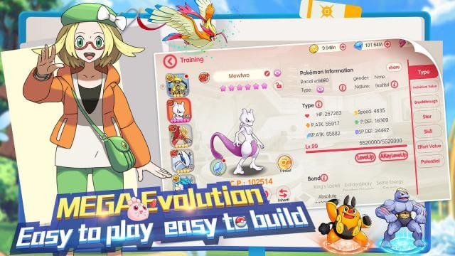 Xây dựng đội hình Pokemon tốt nhất của riêng bạn và tranh tài với bạn bè