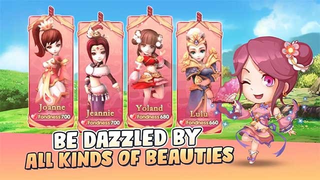 Các nhân vật trong Pocket Kingdom TD được thiết kế theo phong cách 3D tinh tế