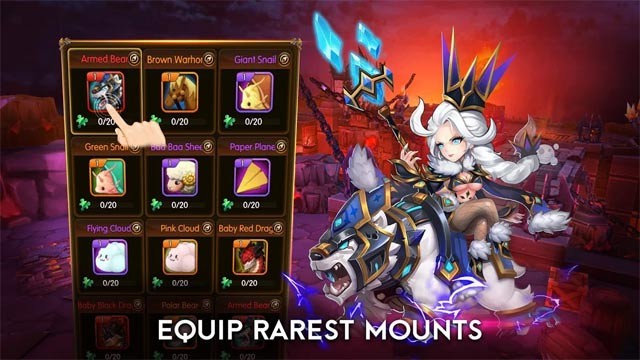 Trang bị thú cưỡi quý hiếm nhất