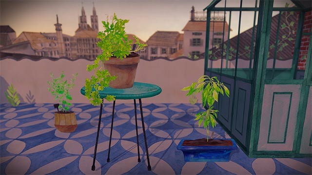 Trồng cây, trang trí khu vườn và nuôi thú cưng thư giãn trong game mô phỏng Pocket Oasis