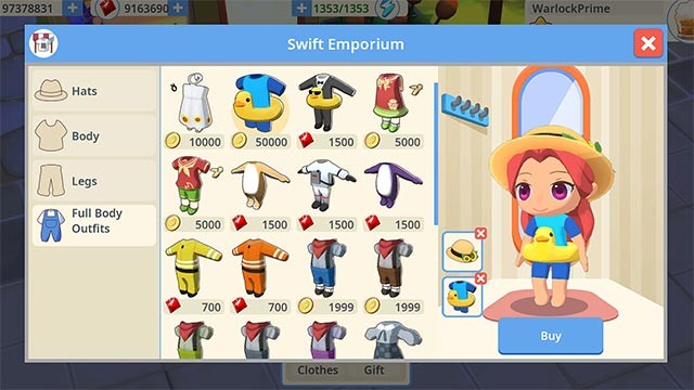 Tạo nhân vật cá tính với trang phục, phụ kiến đa dạng