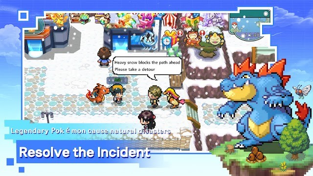 Phiêu lưu trong thế giới Pokemon trong game Pocket Pixel