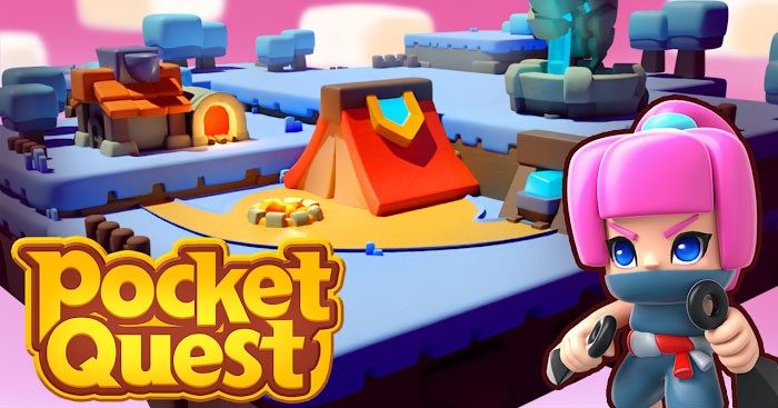 Tự do xây dựng thế giới theo cách mình thích trong game Pocket Quest: Merge RPG