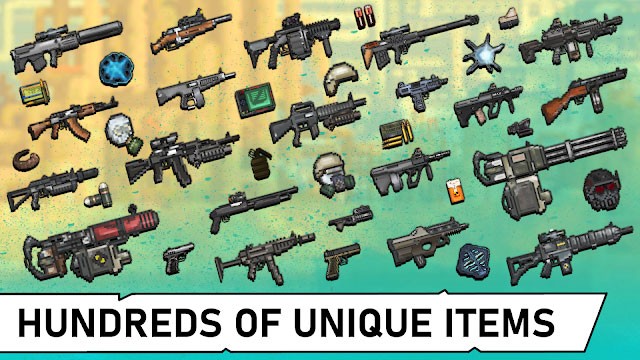 Pocket ZONE 2 cung cấp hàng trăm vũ khí cho người chơi lựa chọn và sử dụng