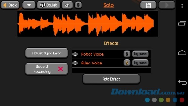 PocketBand Pro - Social DAW cho Android hỗ trợ rất nhiều tính năng hòa âm, phối khí tuyệt vời