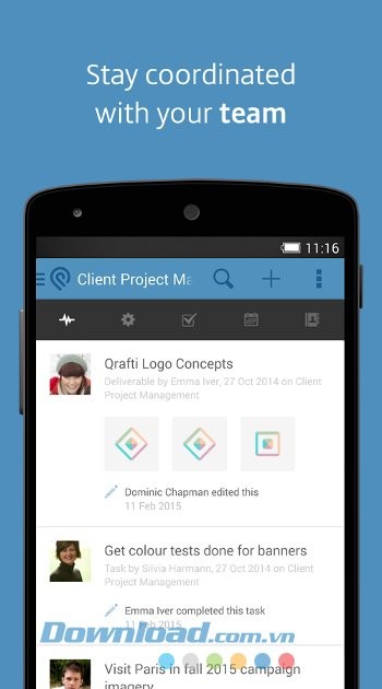 Kết nối các thành viên với Podio