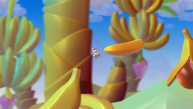 Điều khiển nhân vật leo núi trên cây gậy pogo