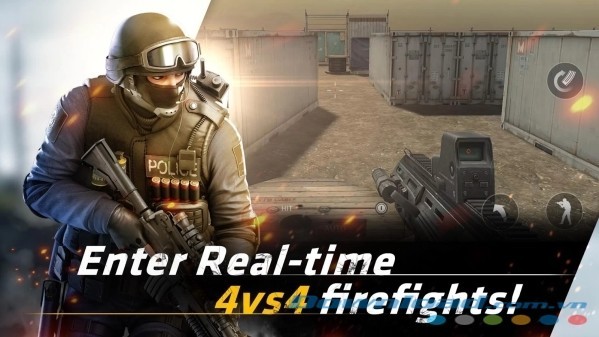 Tham gia cuộc đọ súng máu lửa 4vs4 trong Point Blank: Strike cho Android