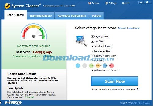 Pointstone System Cleaner