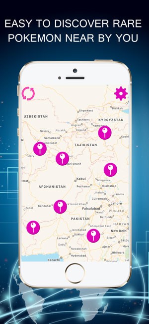 Tìm kiếm vị trí Pokemon với PokeRadar