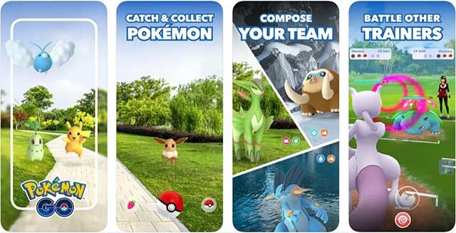 Tìm kiếm Pokemon xung quanh mình