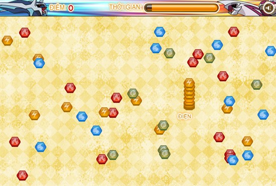 Giao diện game Pokemon: Tháp pha lê
