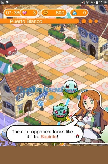 Bản đồ game Pokémon Shuffle Mobile
