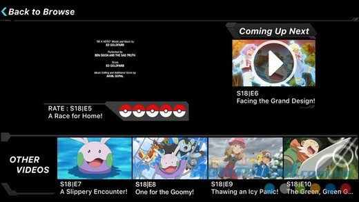 Kênh phim hoạt hình Pokemon độc quyền trên di động
