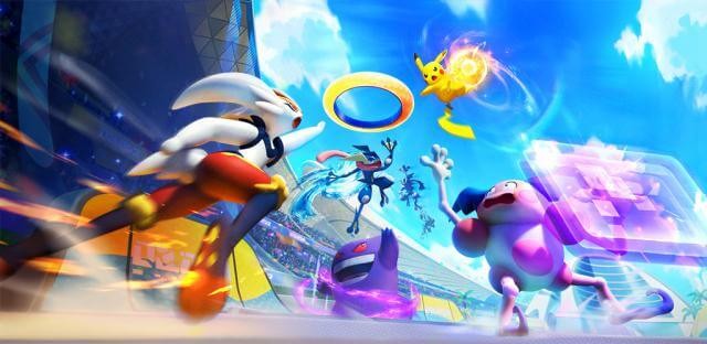 Tham gia vào trận chiến với các nhà luyện thú khác trong game Pokémon UNITE