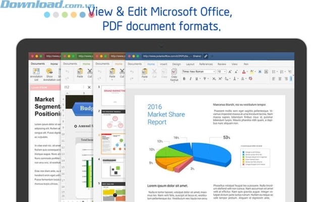 Xem và chỉnh sửa các tài liệu Microsoft Office, PDF