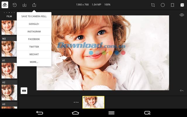 Polarr Photo Editor cho Android