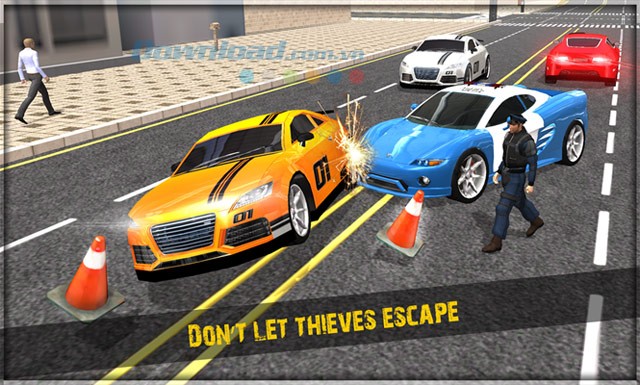 Game đua xe Police Car Crime City