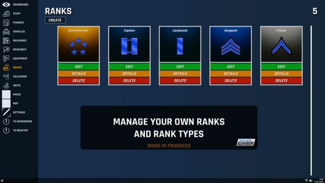 Tùy chỉnh lực lượng, phương tiện, đồng phục... để tạo ra sở cảnh sát cá nhân hóa