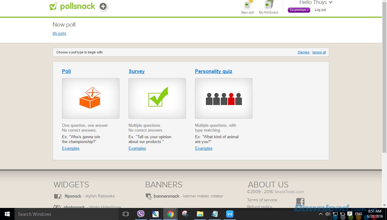 3 loại câu hỏi của ứng dụng