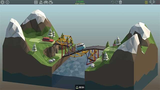 Poly Bridge for Android là game xây cầu độc lập dựa trên cơ chế vật lý cực hay