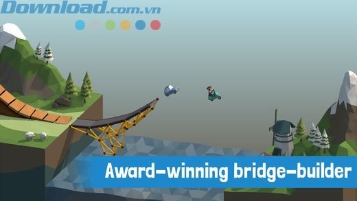 Game mô phỏng xây cầu độc đáo cho iOS
