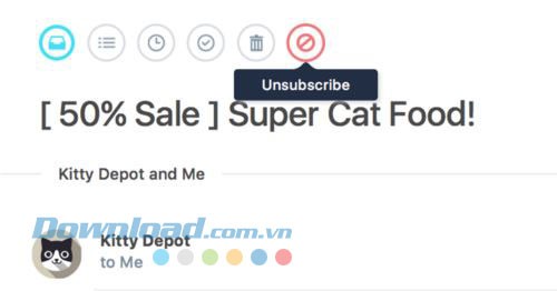 Hủy nhận subscribe nhanh chóng