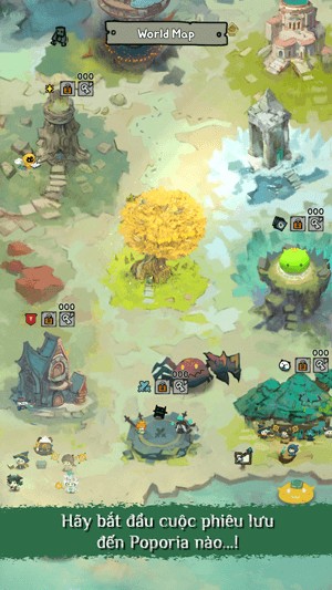 Bắt đầu cuộc phiêu lưu đến Poporia