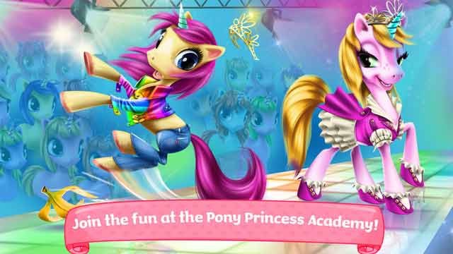 Cùng tham gia nhiều hoạt động vui nhộn với công chúa Pony trong học viện Pony Princess Academy