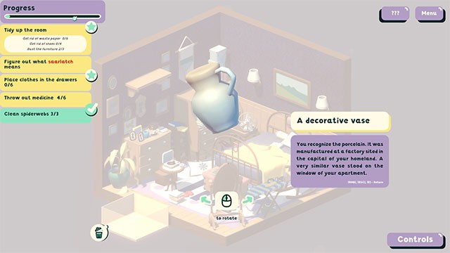 Khám phá câu chuyện sau mỗi món đồ và tìm hiểu bí mật của cả ngôi nhà