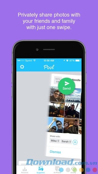 Bảo mật quy trình gửi ảnh
