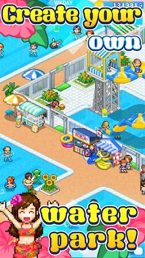 Xây dựng công viên nước của riêng bạn trong game Pool Slide Story cho Android