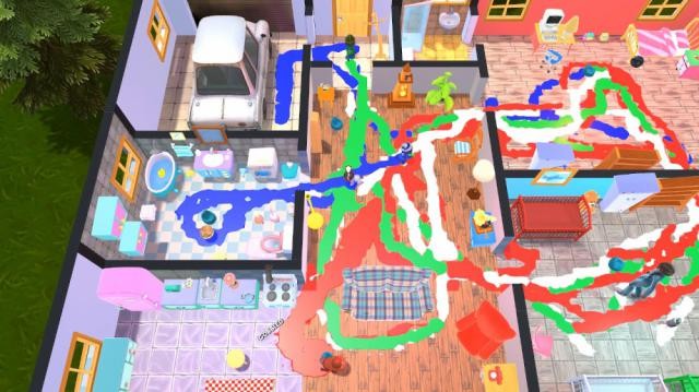 Ai phủ kín được căn phòng bằng màu sắc của mình thì giành chiến thắng