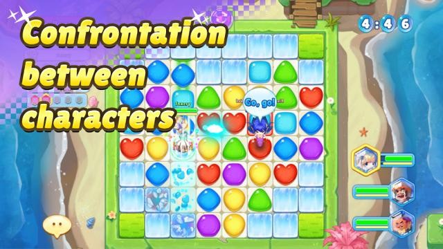 Điều khiển các nhân vật di chuyển để đấu trên bàn chơi