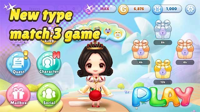 Trải nghiệm lối chơi match-3 mới trong game PopPopContest for iOS