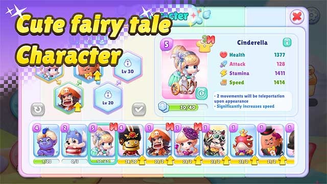 Xây dựng đội hình mạnh mẽ từ những nhân vật cổ tích dễ thương