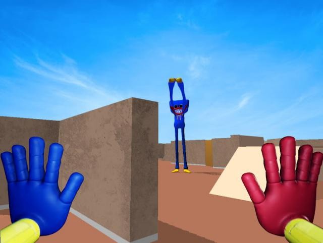 Poppy Game - It's Playtime cho bạn chơi trốn tìm cùng con búp bê ma Huggy Wuggy trong game Poppy Playtime