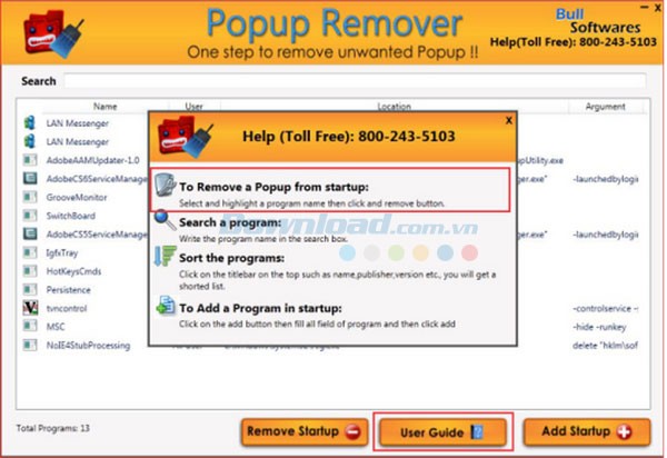 Popup Remover