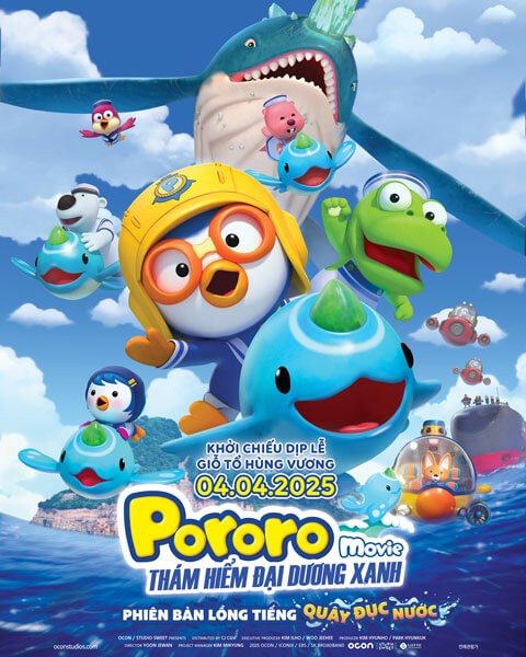 Poster phim Pororo Thám hiểm đại dương