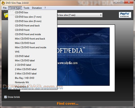 DVD Slim Free là một công cụ đơn giản, dễ sử dụng cho phép bạn nhanh chóng tạo và in bìa