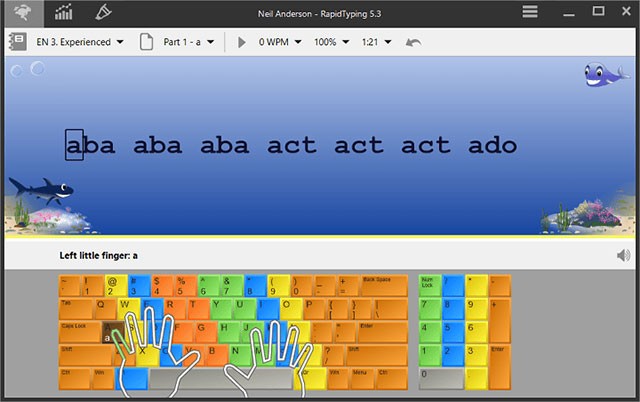 Cập nhật Rapid Typing 5.3 mới với nhiều cải tiến, sửa lỗi
